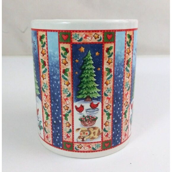 Vintage Houston Harvest Keep Friends Close To Your Heart 3.75" Coffee Cup #31863 - Picture 2 of 7